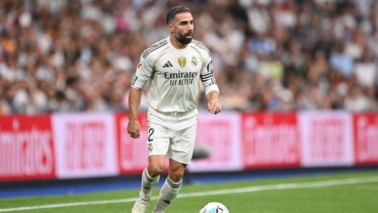 Carvajal, Alaba. Rudiger Real Madrid