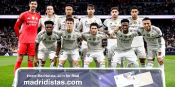 Alineación Once Real Madrid Manchester City