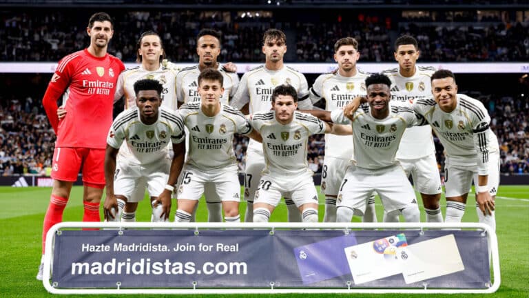 Alineación Once Real Madrid Manchester City