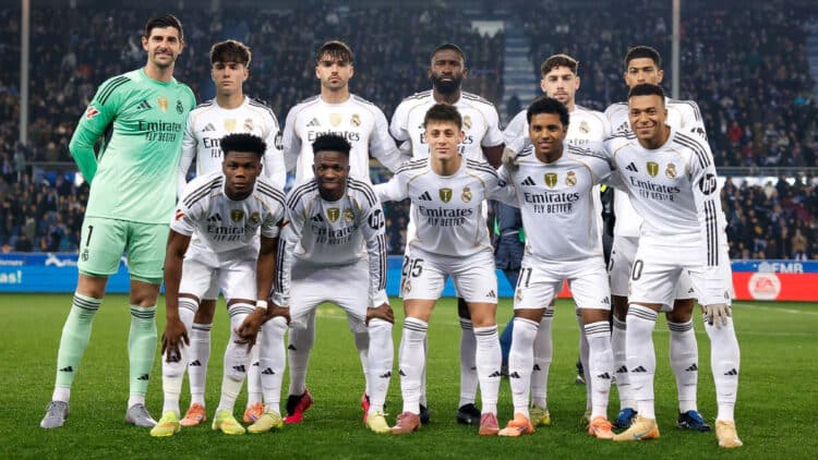 Real Madrid alineación talavera