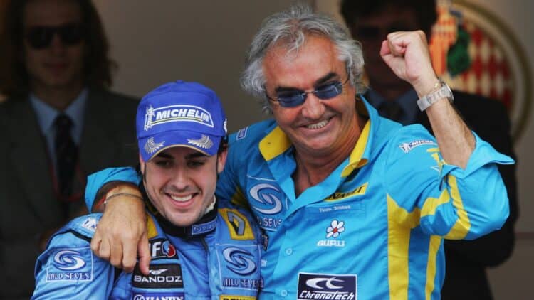 Fernando Alonso Flavio Briatore Renault