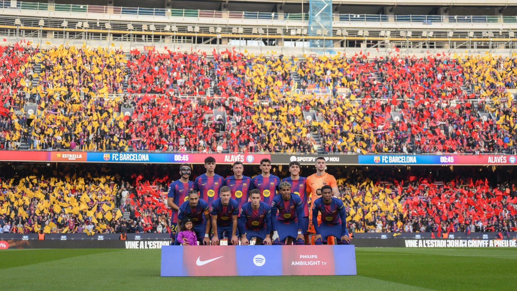 Alineación Barça