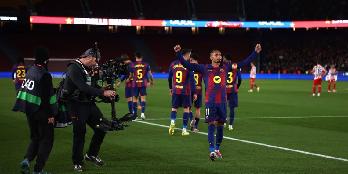 Barcelona Atleti gol Raphinha