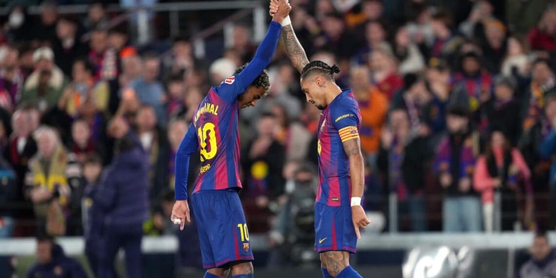 Barça gol Lamine y Raphinha