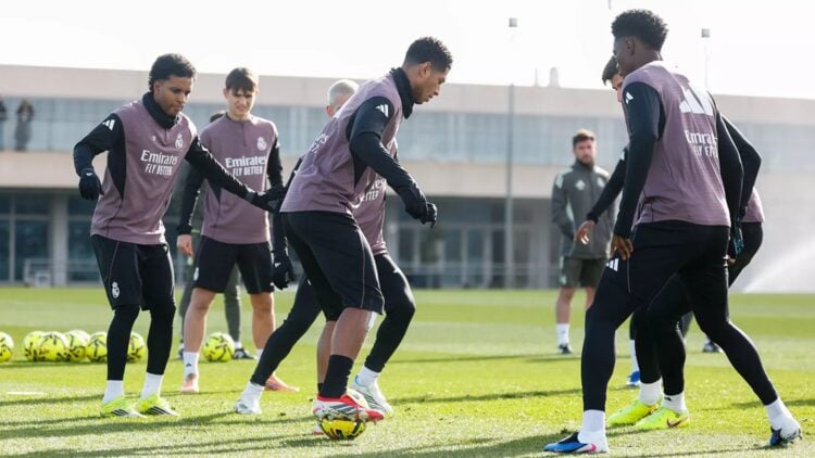 Real Madrid entrenamiento