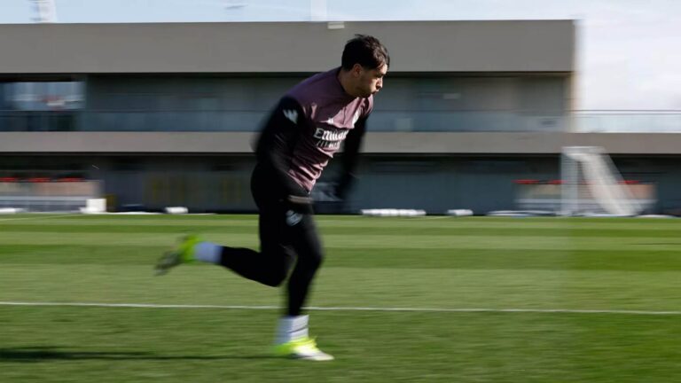 Real Madrid Benfica entrenamiento Brahim