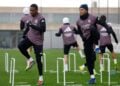 Real Madrid entrenamiento Levante Arbeloa Mbappé