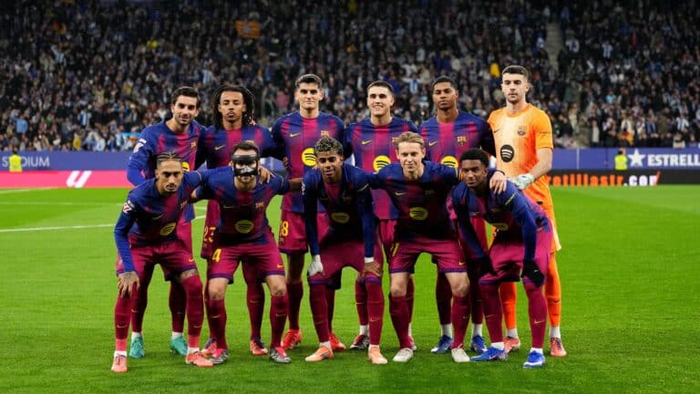 Alineación Barcelona Barça