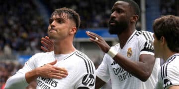 Huijsen Ancelotti Asencio Rüdiger Real Madrid