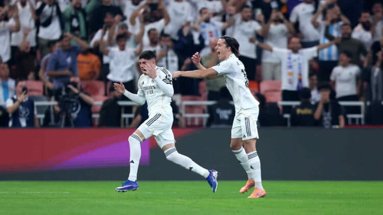 Federico Valverde Real Madrid Atlético de Madrid Supercopa